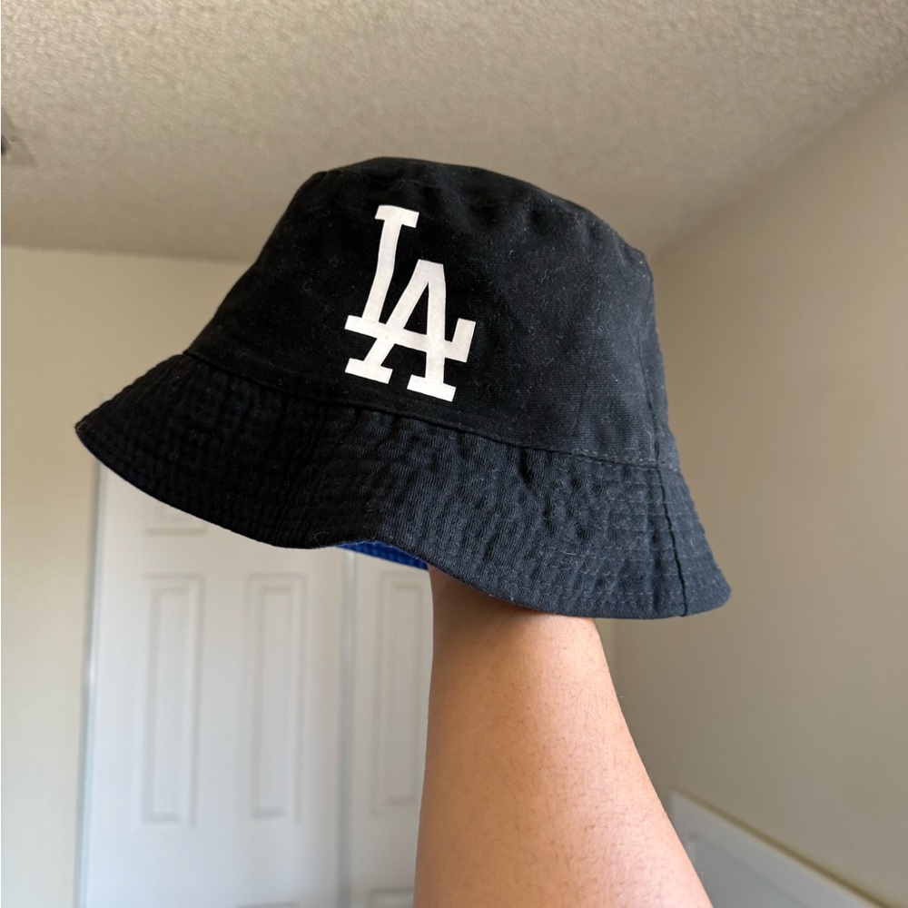reversible dodgers Bucket Hat